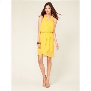 W118 by Walter Baker Yellow Midi SlevelessDress XS